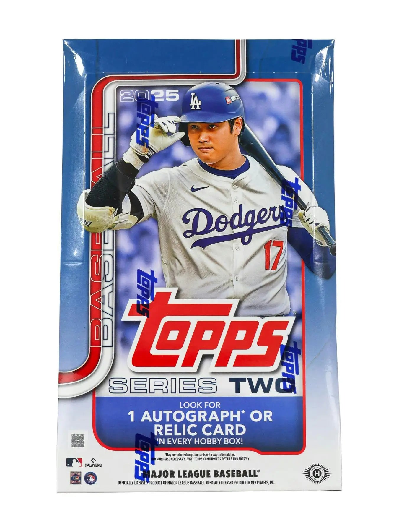 2025 Topps Series 2 Baseball Hobby Box with hobby exclusive rainbow foil and foil parallel cards