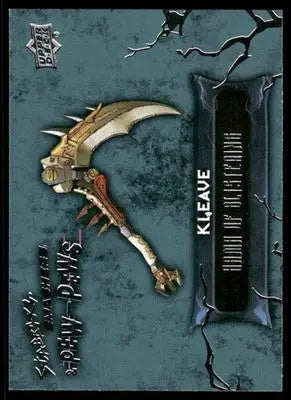 2025 Upper Deck Warhammer Age of Sigmar Champions Kleave #STAB-37 - Trading Card