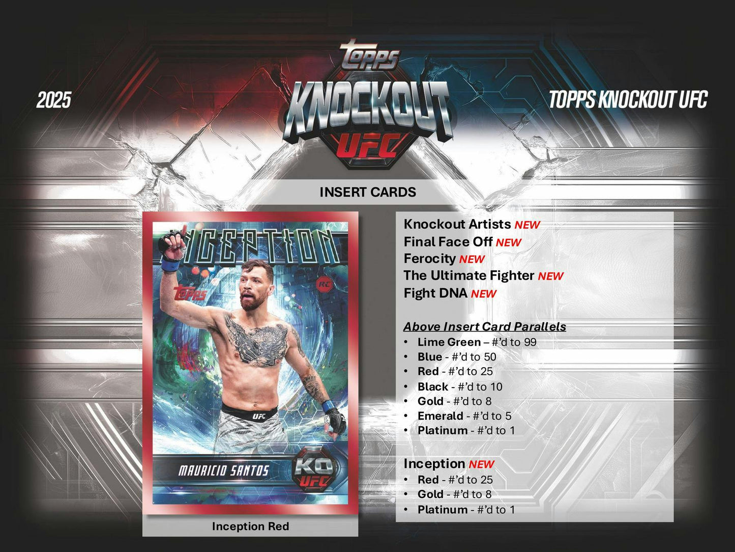 2025 Topps Knockout UFC Hobby Box | Columbia Sports Cards