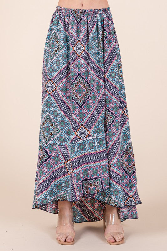 Orange Farm's Tribal Print 2PC Top & Skirt Set USA ??