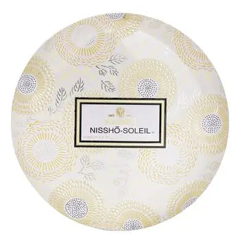 3 Wick Decorative Tin Candle - Nissho Soleil - 340g/12oz - 340g/12oz / 1 - Home Scent