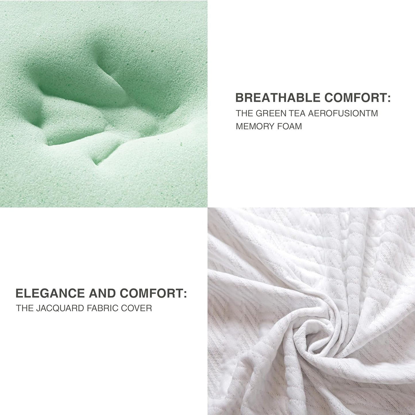 Twin Memory Foam Mattress Medium-Firm, 6", Kids/Guest Beds-1