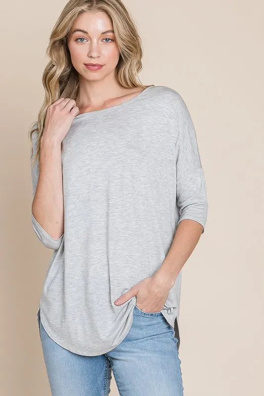 BOMBOM Gray Half Sleeve T-Shirt USA ?? SM/LG/XL Remaining!