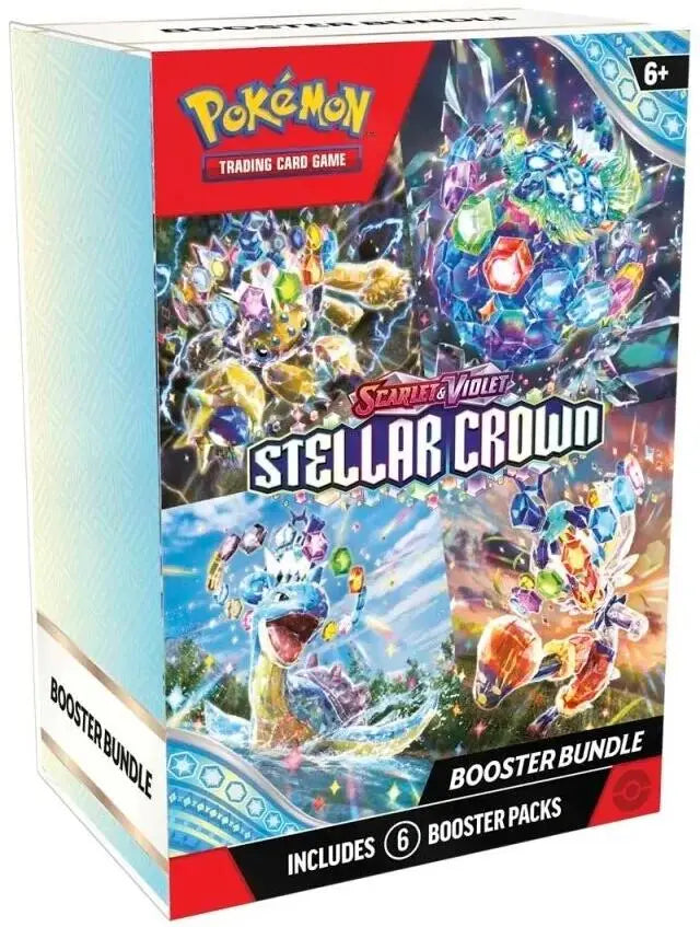 Stellar Crown Booster Bundle box from the Pokemon Trading Card Game Sword & Shield series