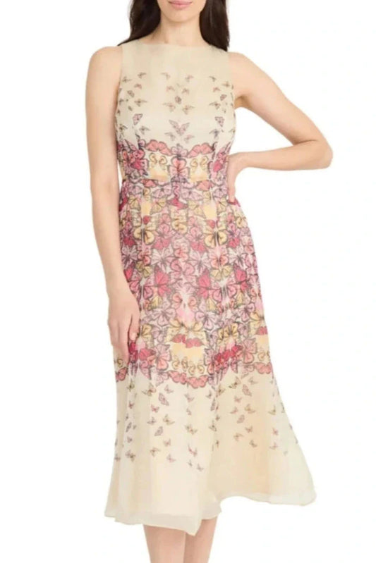 Maggy London Butterfly Organza Day Dress