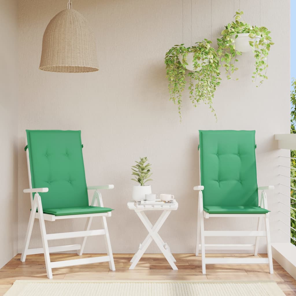 vidaXL Chair Cushion Water Repellent Garden High Back Chair Cushion Pad Fabric-19