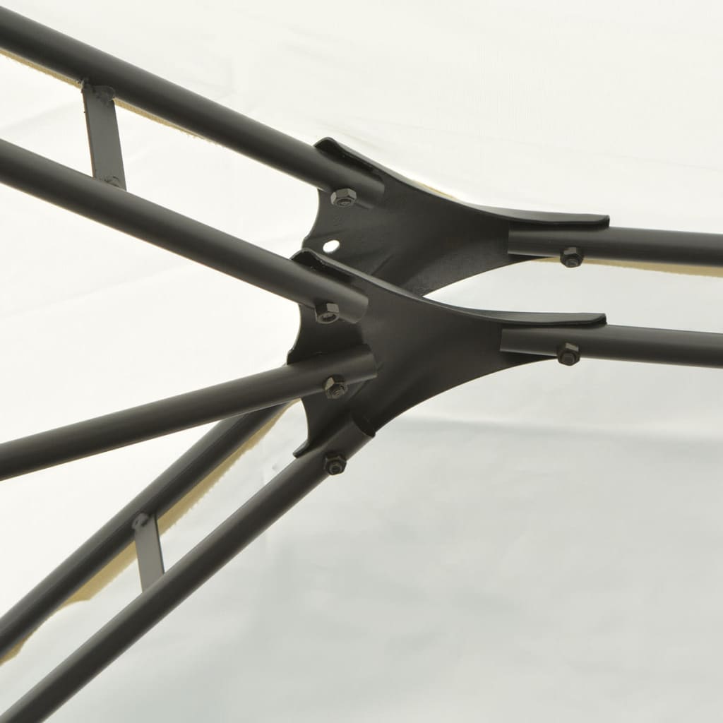 vidaXL Garden Marquee with Curtains 157.5"x118.1" White-4