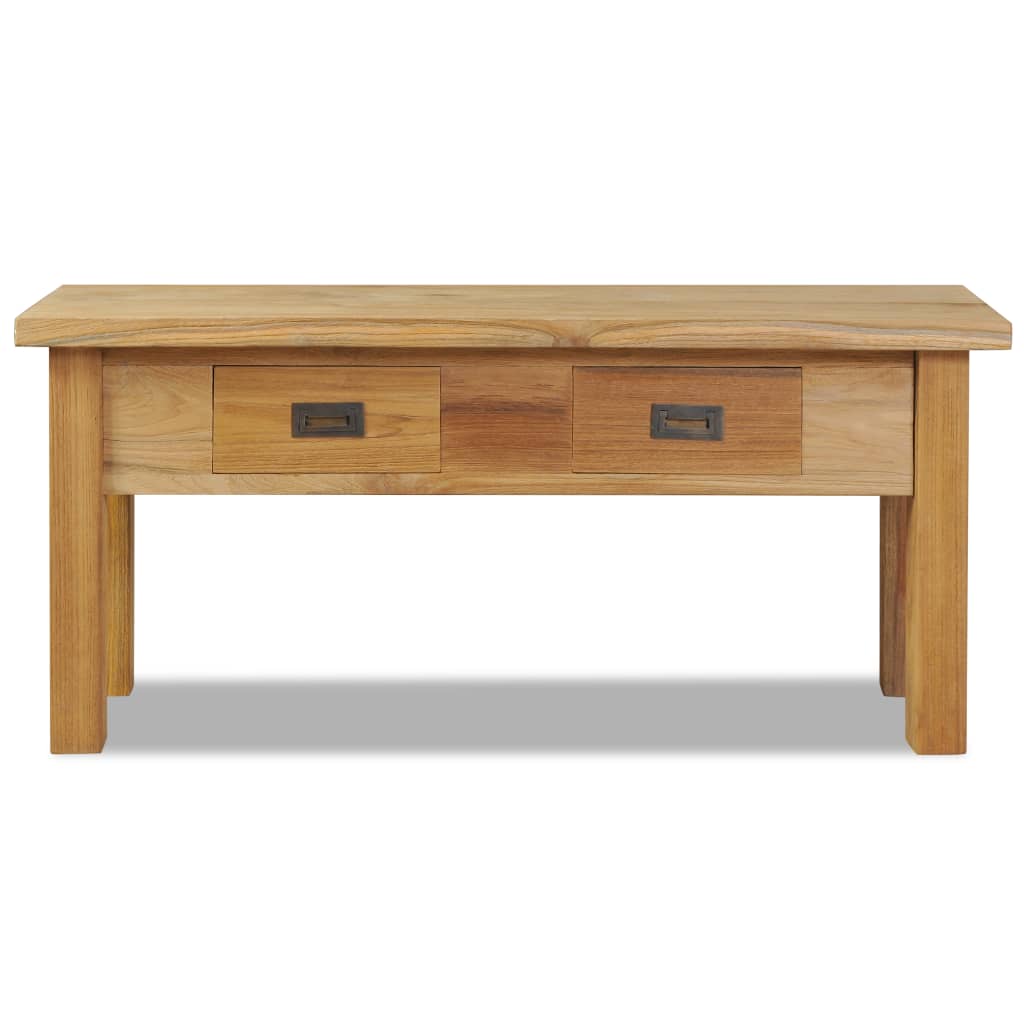 vidaXL Hall Bench Solid Teak 35.4"x11.8"x15.7"-2