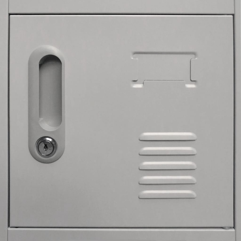 vidaXL Locker Cabinet with 18 Compartments Metal 35.4"x15.7"x70.9"-1