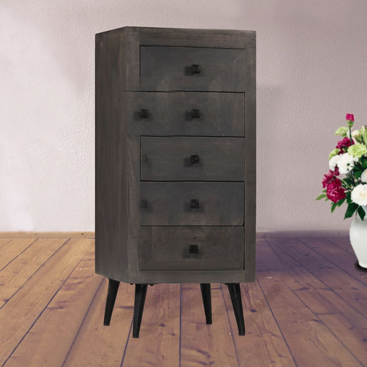 vidaXL Sideboard Solid Mango Wood 15.7"x15.7"x35.8"-0