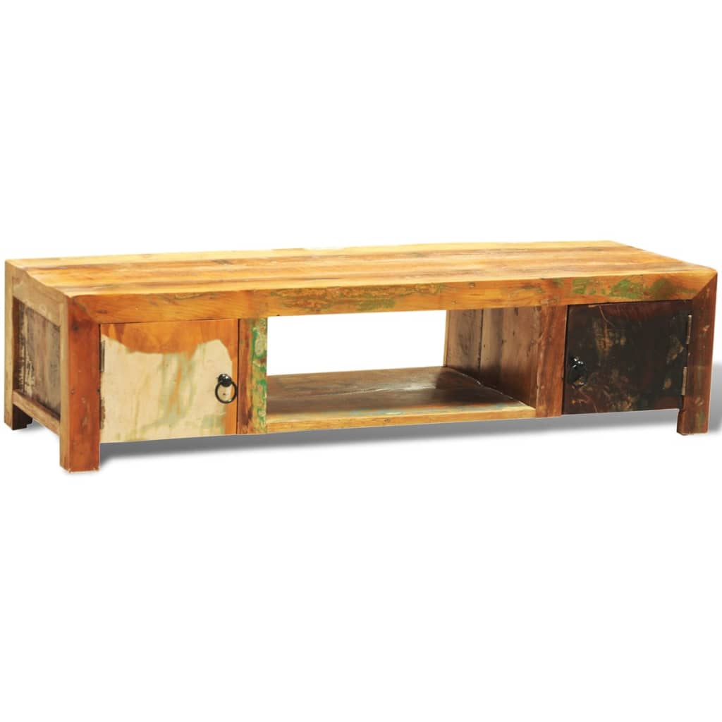 vidaXL TV Stand with 2 Doors Reclaimed Wood Vintage-1