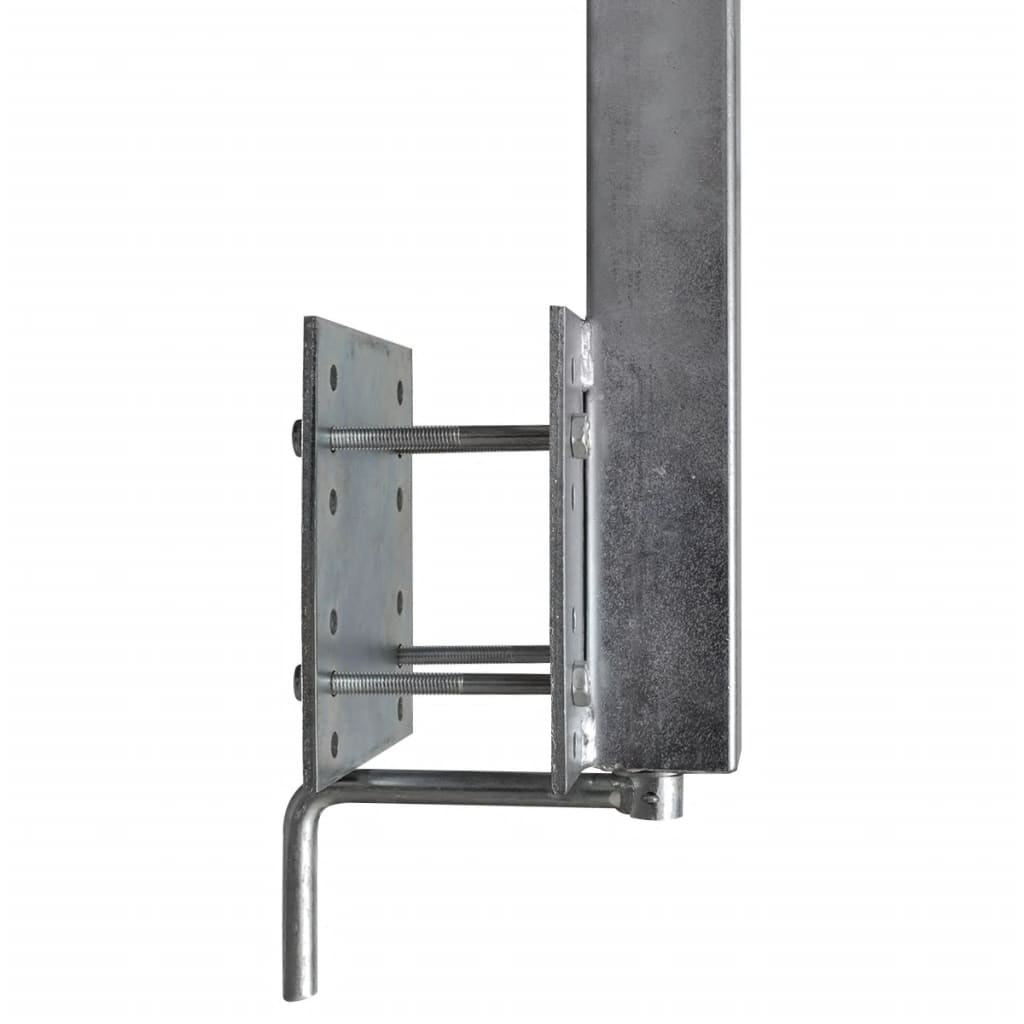 vidaXL Boat Trailer Solid Bar Bow Support Set of 2 24.8"-34.6"-1