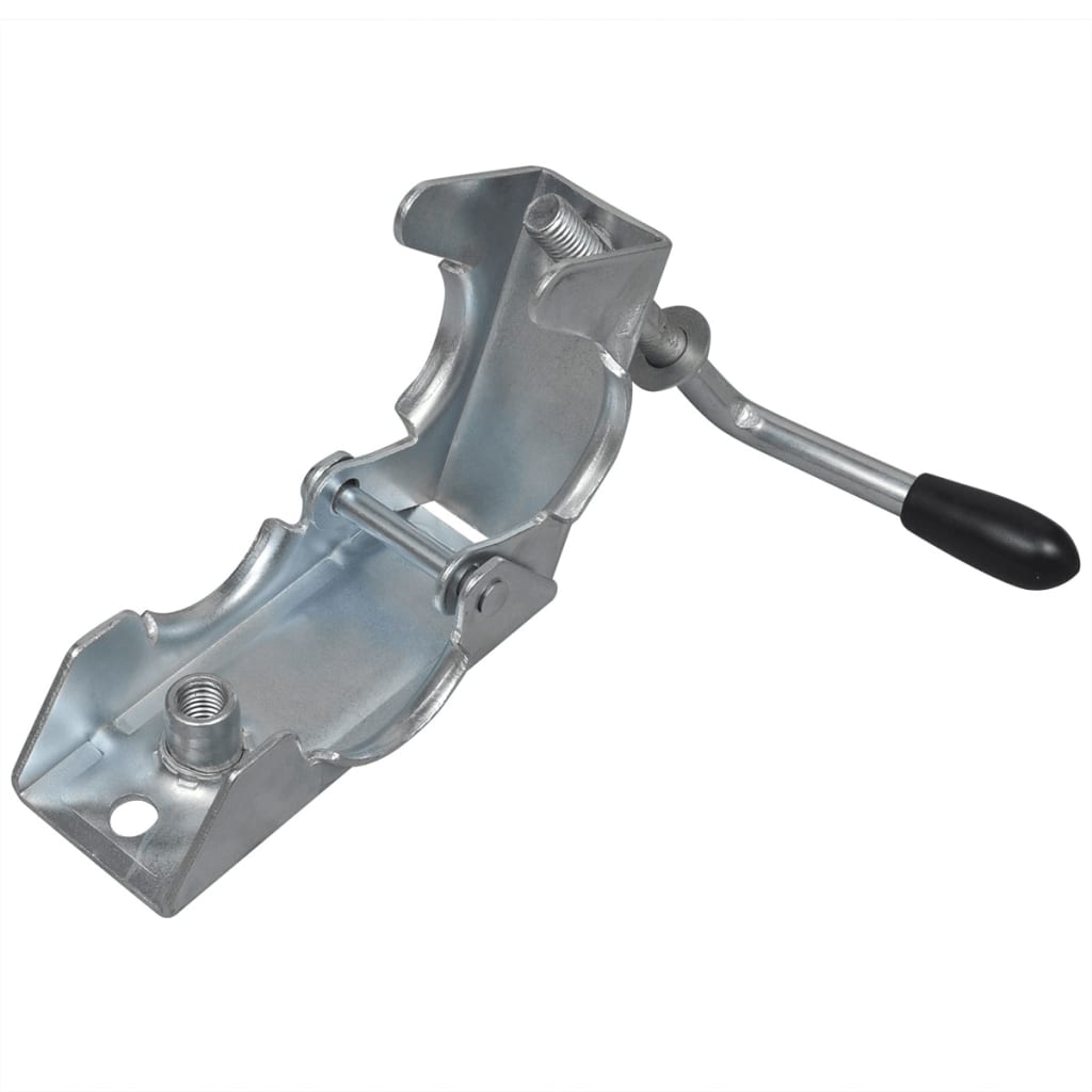 vidaXL 2 Support Tubes with 2 Split Clamps for 1.9" Jockey Wheel-3