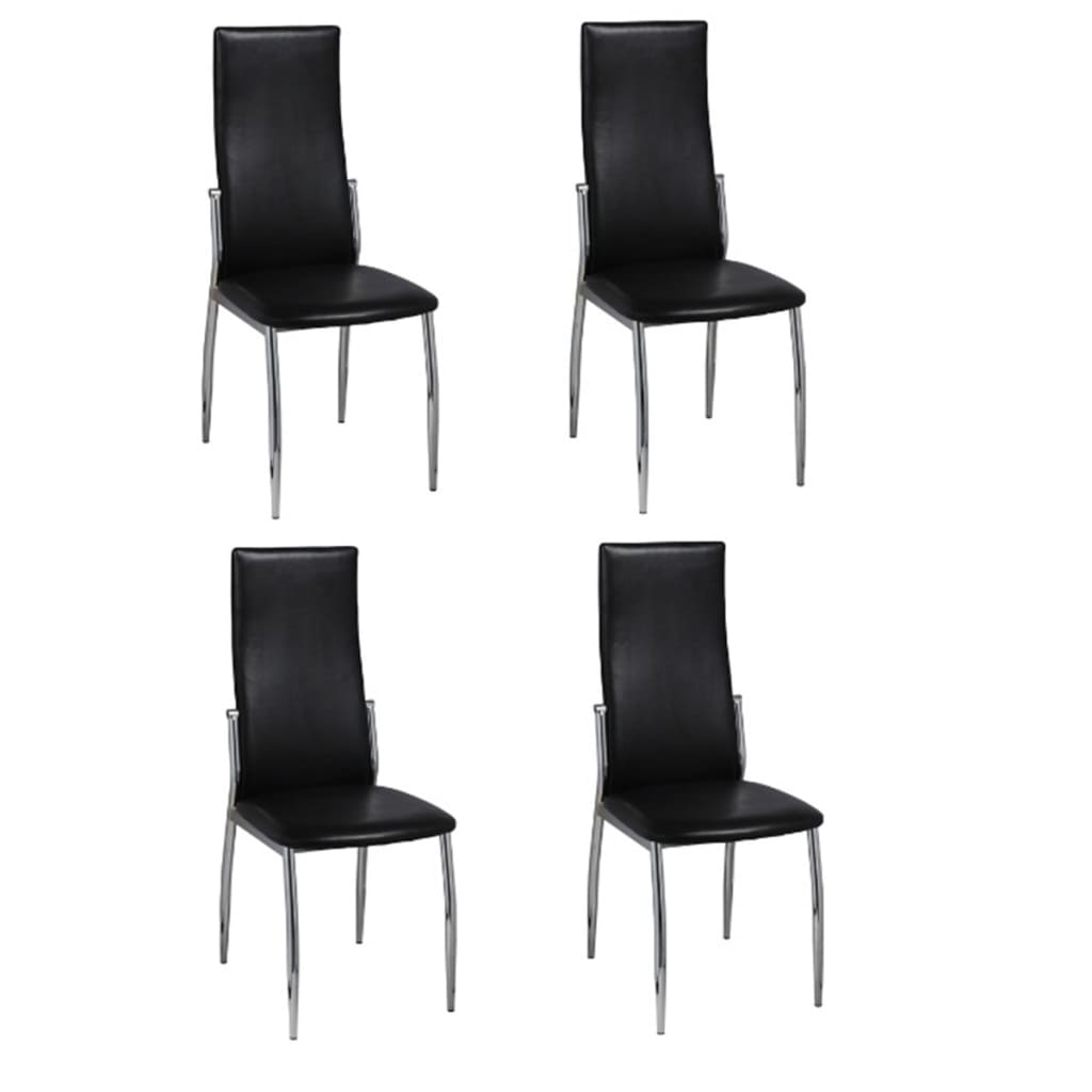 vidaXL Dining Chairs Accent Side Chair for Living Room Bedroom Faux Leather-1