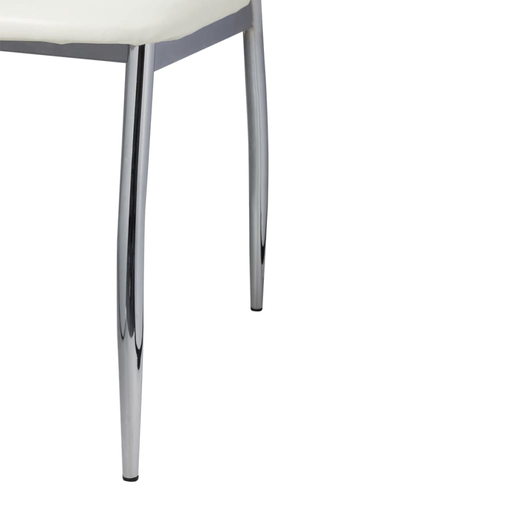 vidaXL Dining Chairs Accent Side Chair for Living Room Bedroom Faux Leather-2