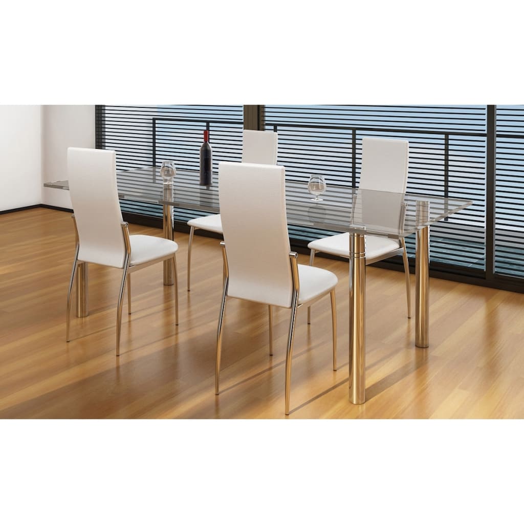 vidaXL Dining Chairs Accent Side Chair for Living Room Bedroom Faux Leather-6