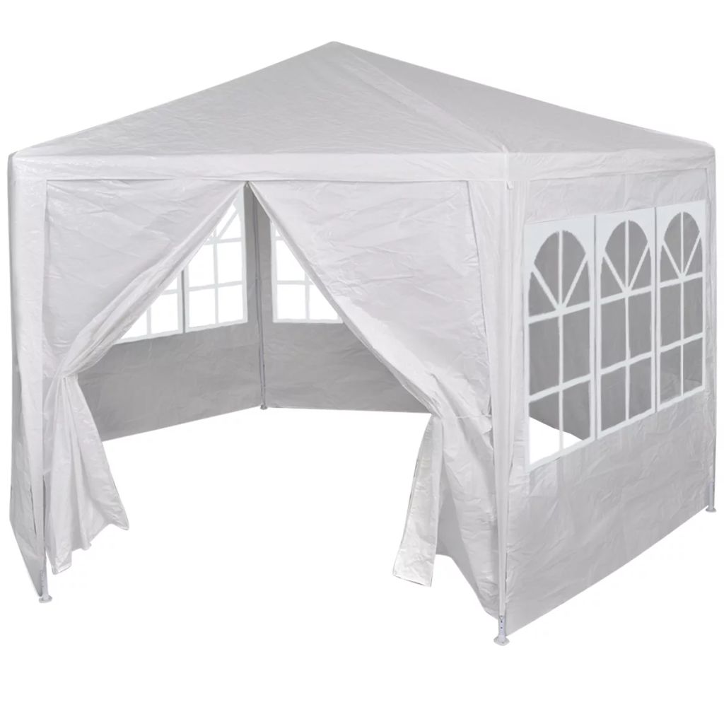 vidaXL Gazebo Outdoor Canopy Tent Patio Pavilion Sunshade with 6 Side Walls-0
