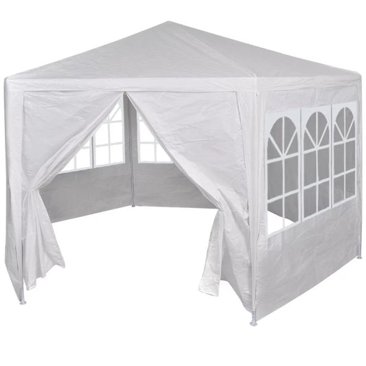 vidaXL Gazebo Outdoor Canopy Tent Patio Pavilion Sunshade with 6 Side Walls-0