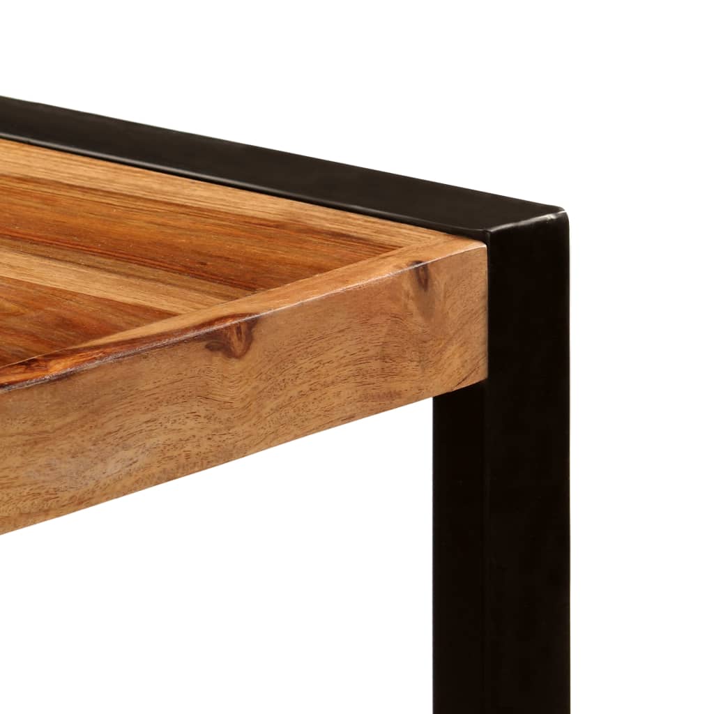 vidaXL Dining Table 70.9"x35.4"x29.5" Solid Sheesham Wood-2