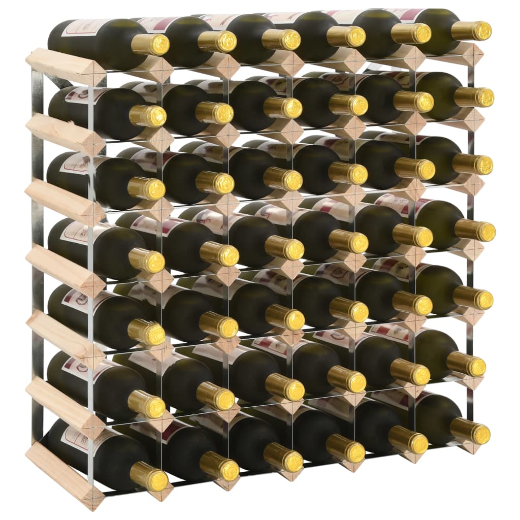 vidaXL Countertop Wine Rack Bottle Holder Wine Storage Organizer Solid Wood-8