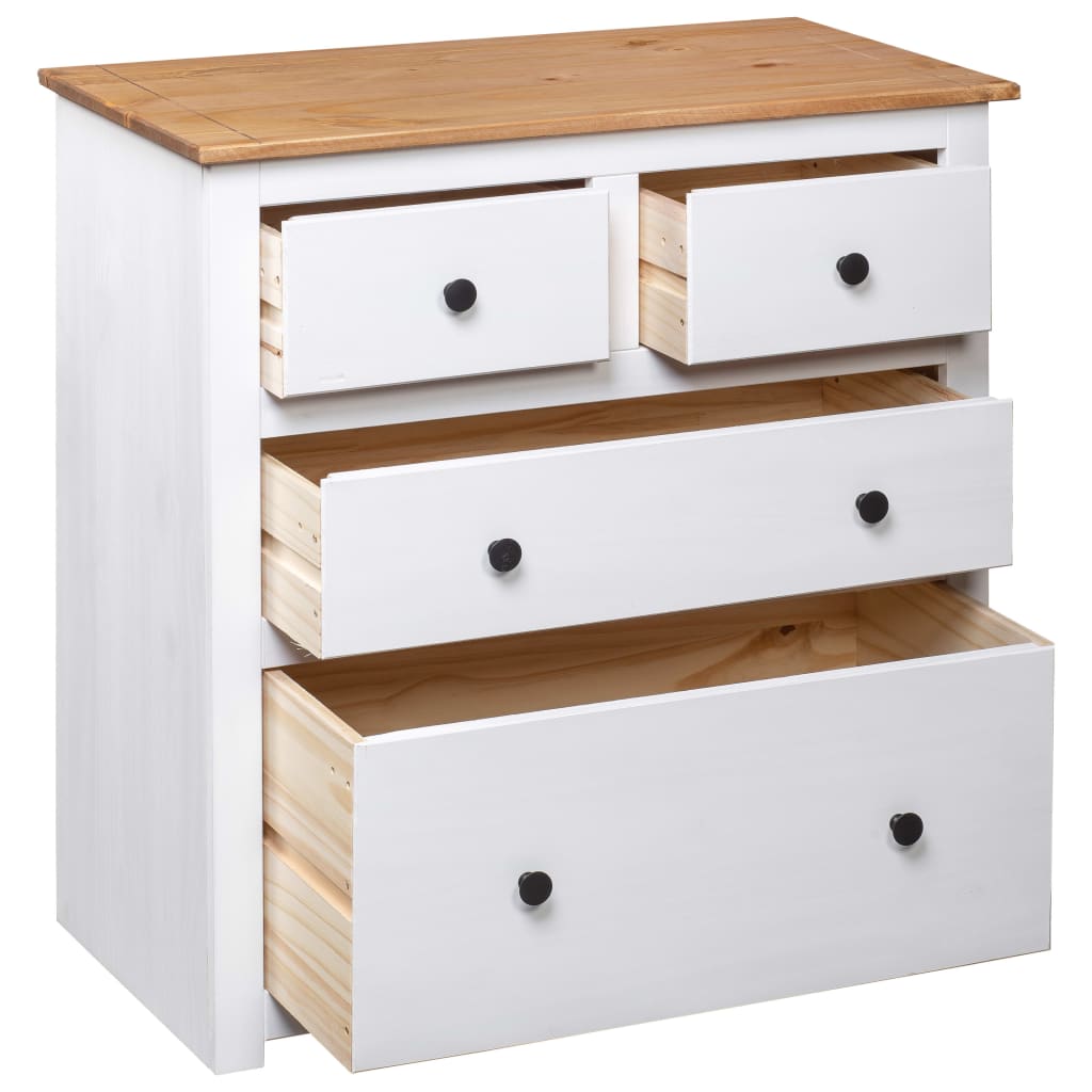 vidaXL Sideboard Drawer Cupboard for Bedroom Storage Cabinet Pine Panama Range-2