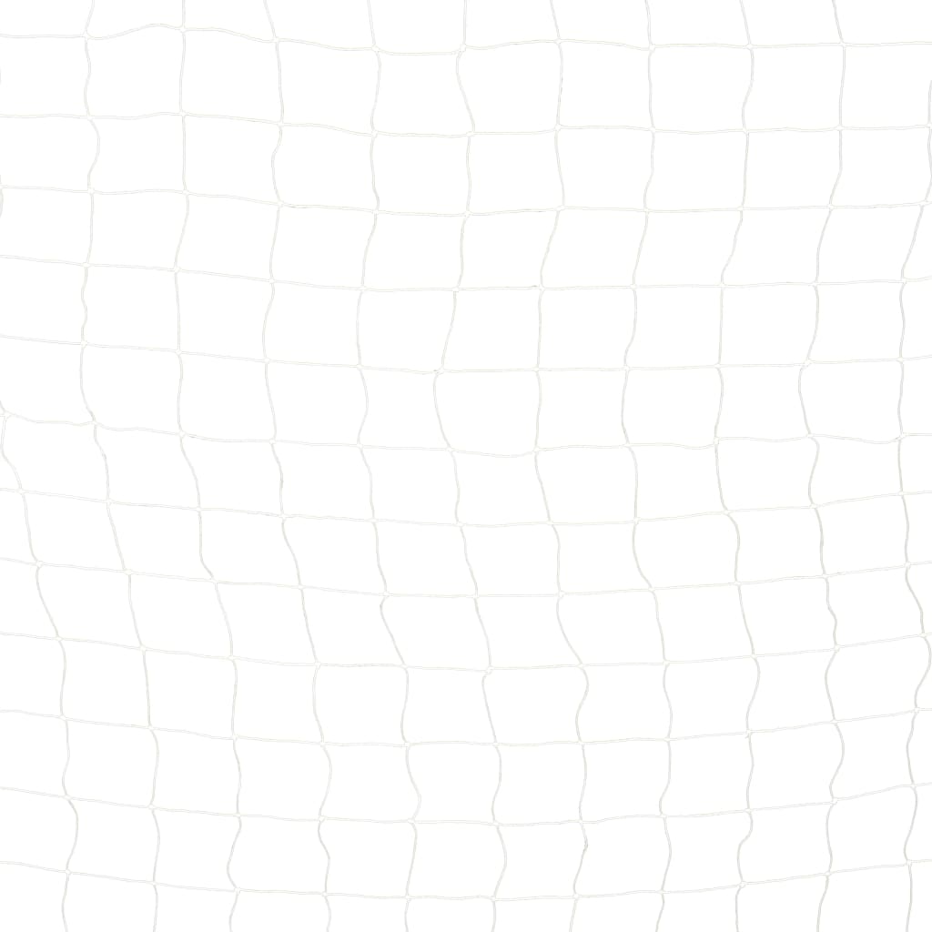 vidaXL Soccer Goal Training Soccer Net Practice Net Metal Black and White-1
