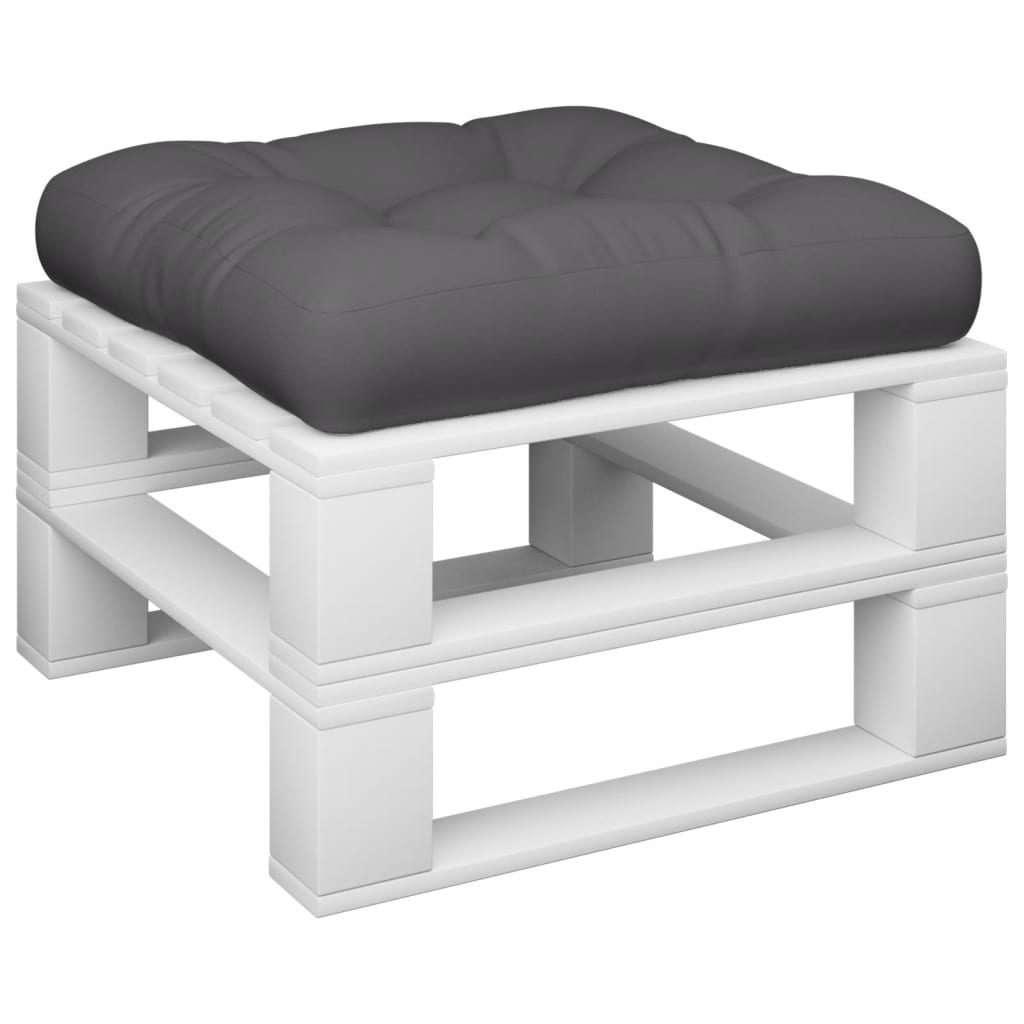 vidaXL Pallet Cushion Anthracite 23.6"x24.2"x3.9" Fabric-2