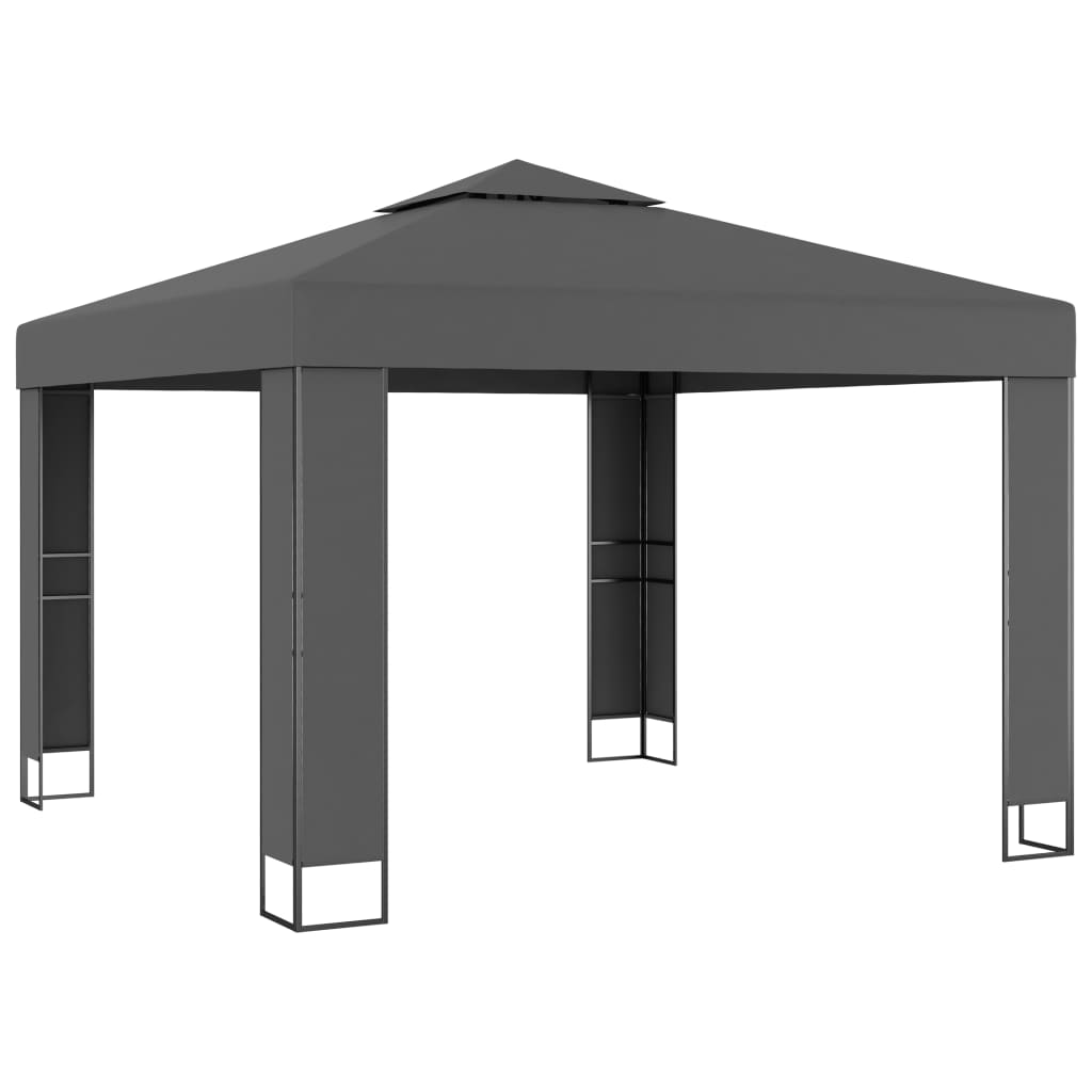 vidaXL Gazebo Pop up Canopy Party Tent Patio Pavilion Outdoor Sunshade Shelter-4