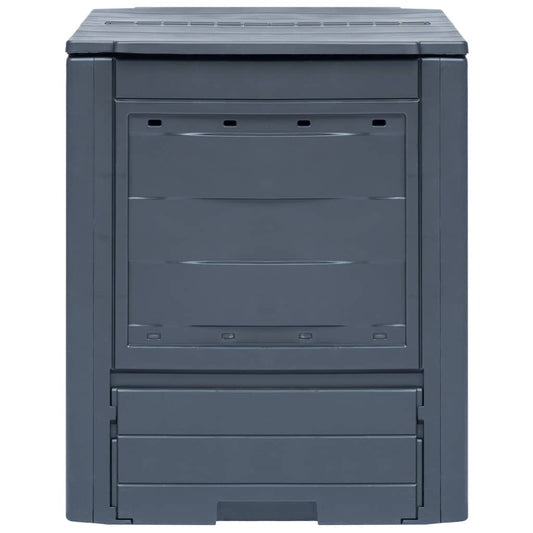 vidaXL Garden Composters 3 pcs Gray 23.6"x23.6"x28.7" 206.1 gal-0