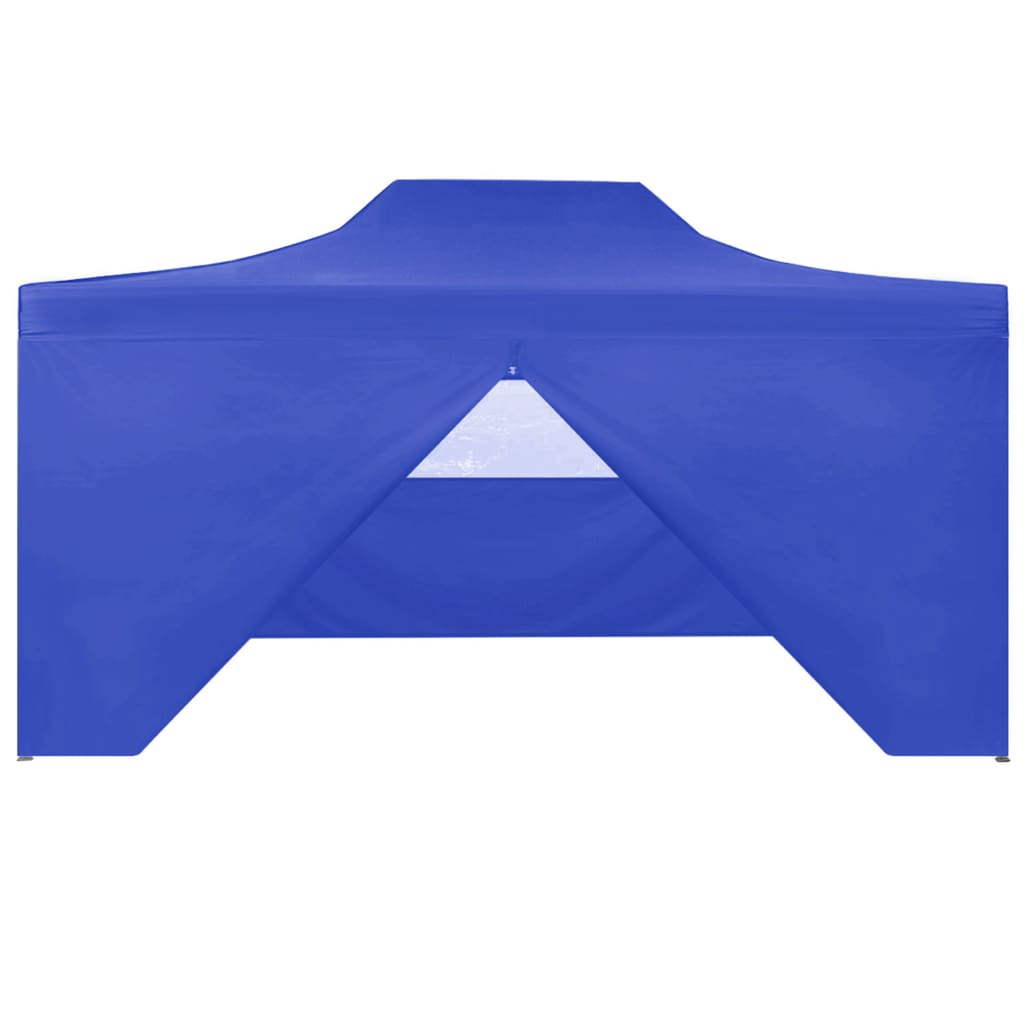 vidaXL Party Tent Outdoor Canopy Folding Patio Gazebo with 4 Sidewalls Steel-3