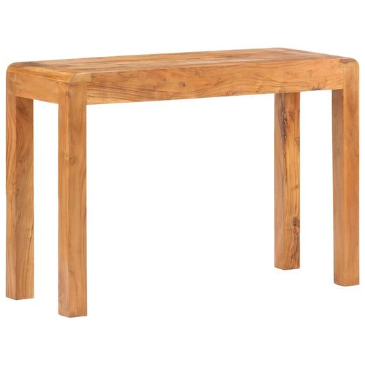 vidaXL Console Table 43.3"x15.7"x29.9" Solid Acacia Wood in Honey Finish-0