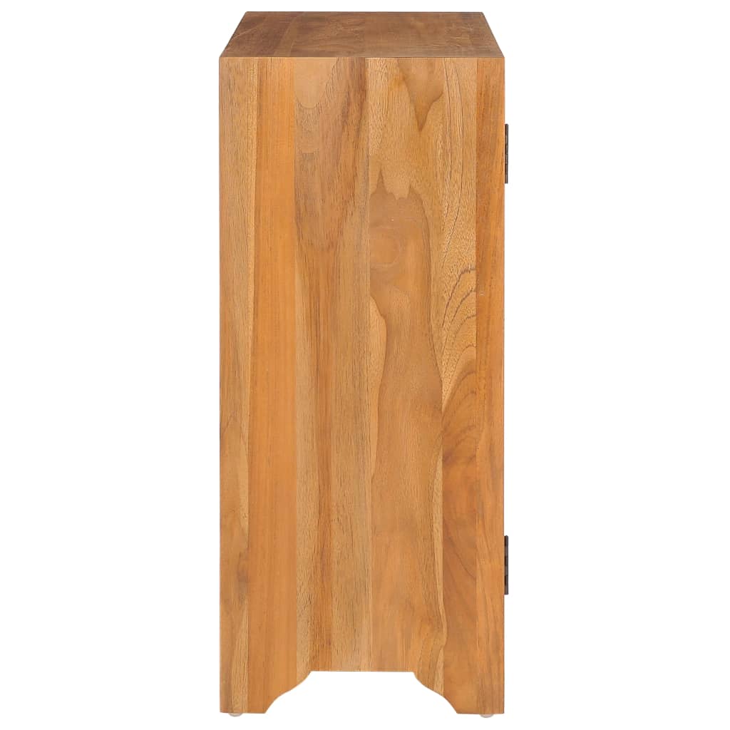 vidaXL Cabinet 27.6"x11.8"x27.6" Solid Wood Teak-2