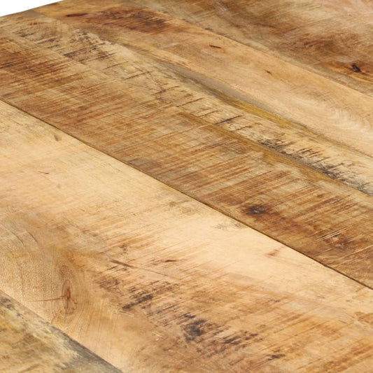 vidaXL Dining Table Kitchen Table Dining Room Dinner Table Rough Mango Wood