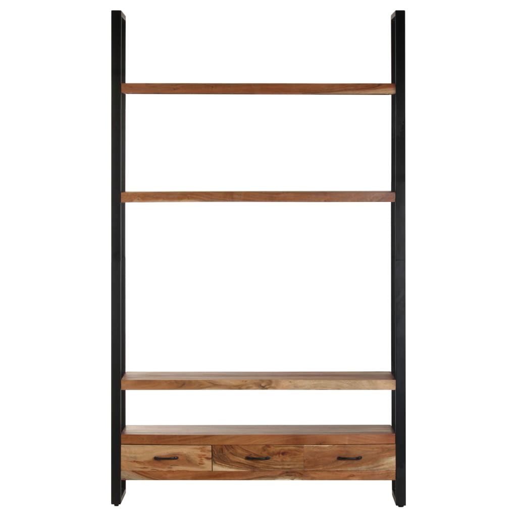vidaXL Bookshelf 46.5"x11.8"x78.7" Solid Wood Acacia-1