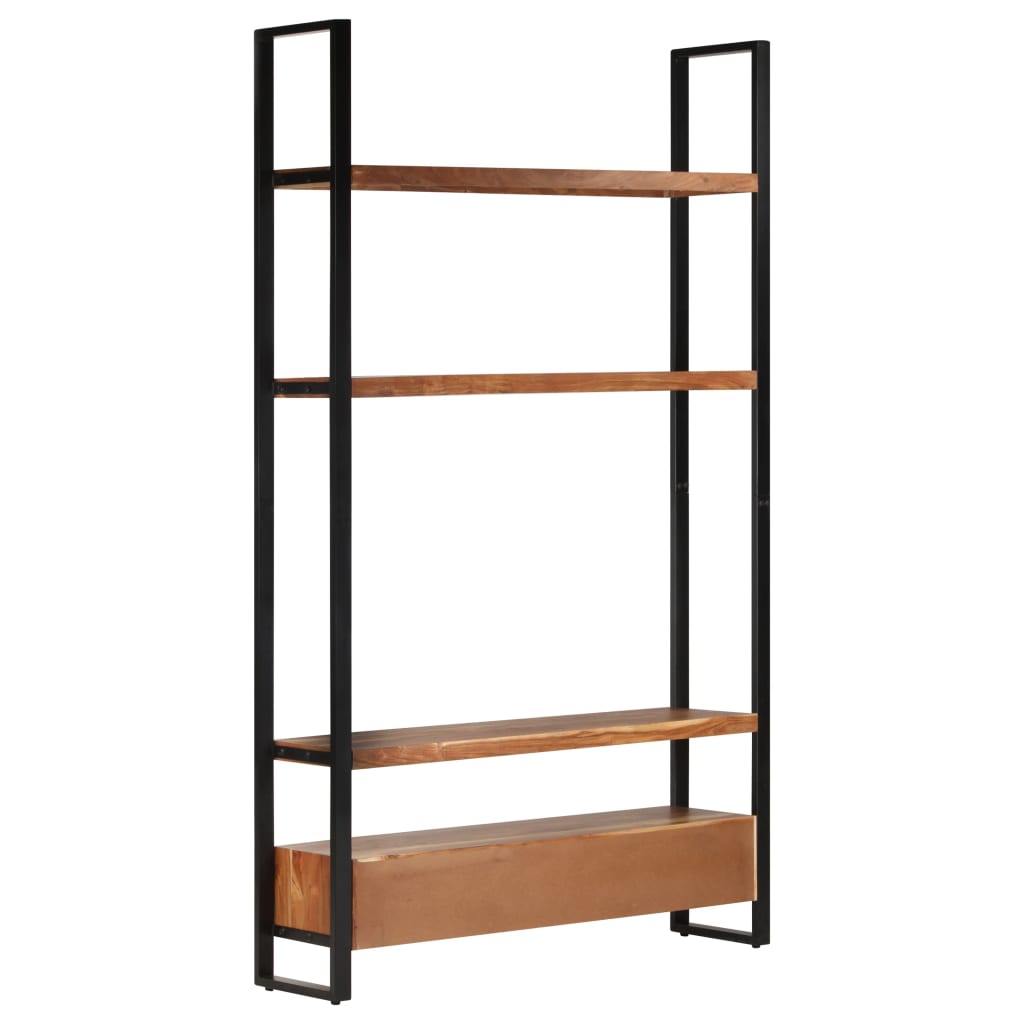 vidaXL Bookshelf 46.5"x11.8"x78.7" Solid Wood Acacia-2