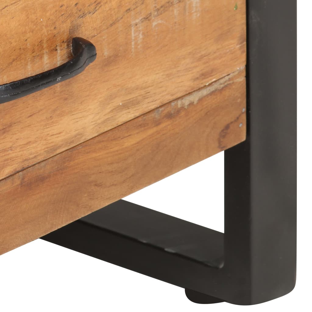 vidaXL Bookshelf 46.5"x11.8"x78.7" Solid Reclaimed Wood-4
