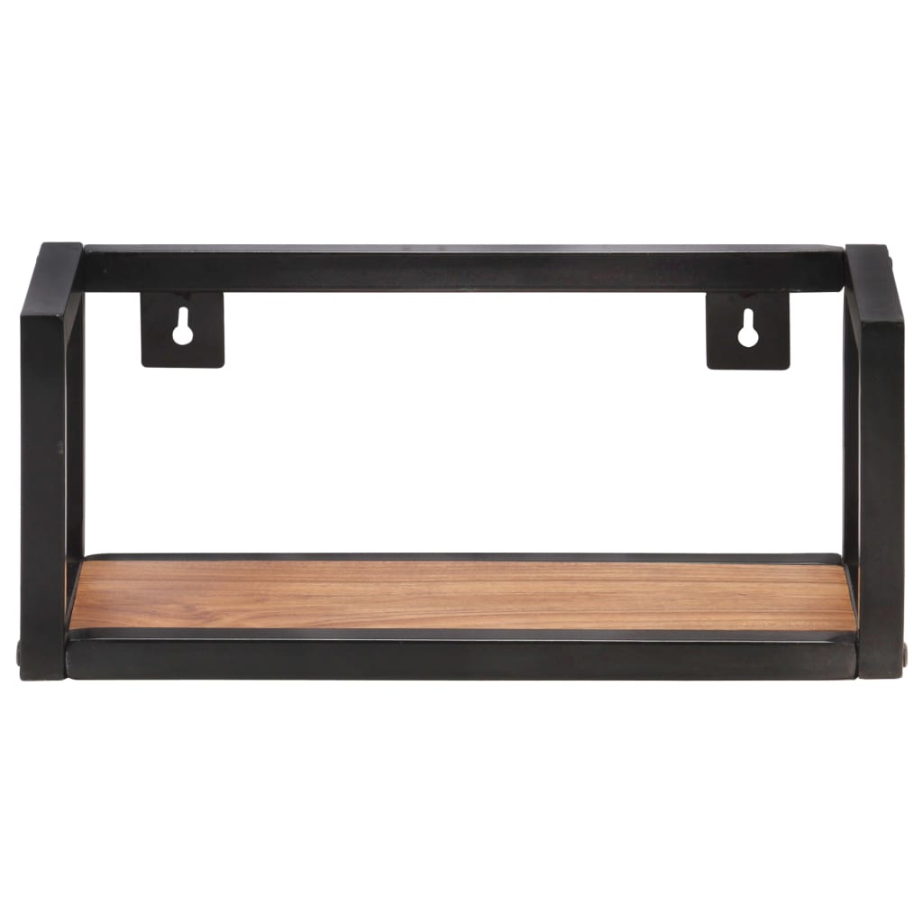 vidaXL Wall Shelves 2 pcs 15.7" Solid Acacia Wood-1