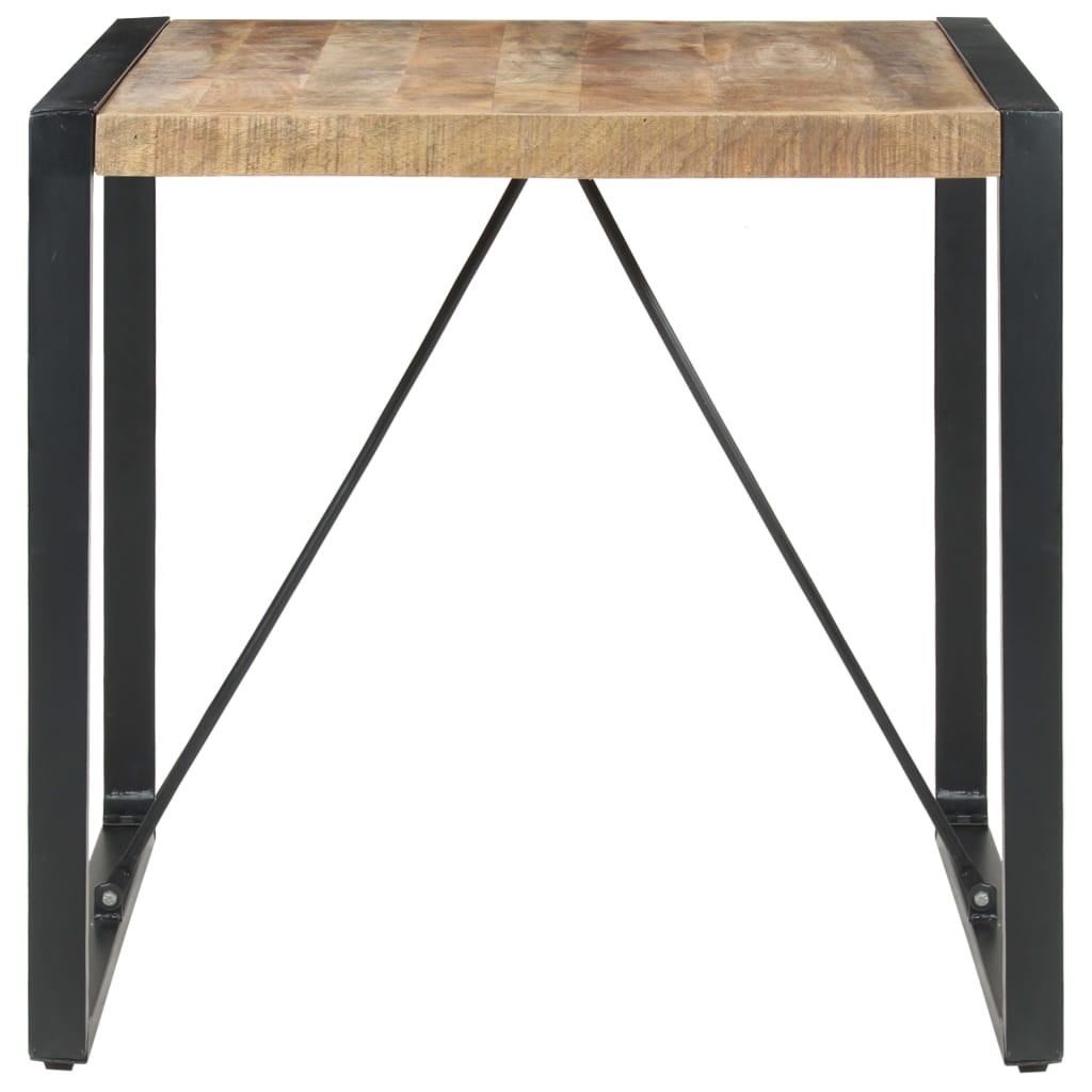 vidaXL Dining Table 31.5"x31.5"x29.5" Rough Mango Wood-1