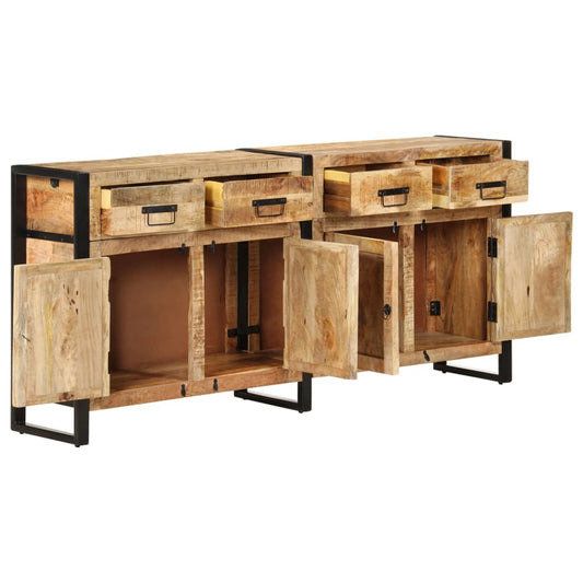 vidaXL Sideboard 67.7"x13.8"x31.5" Solid Mango Wood