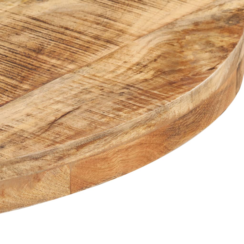 vidaXL Bistro Table Round Ø23.6"x29.5" Rough Mango Wood-3