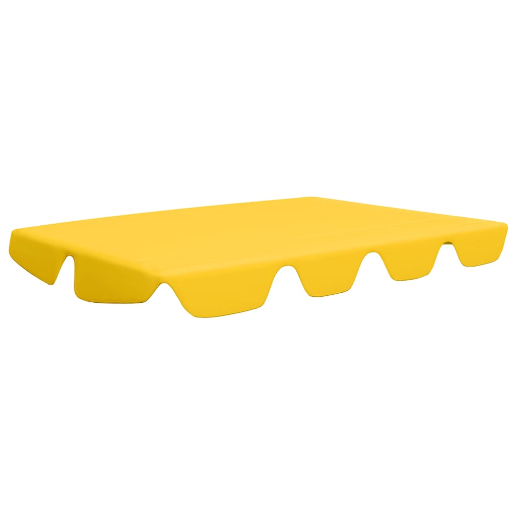 vidaXL Replacement Canopy for Swing Outdoor Swing Cover Replacement Sunshade-4