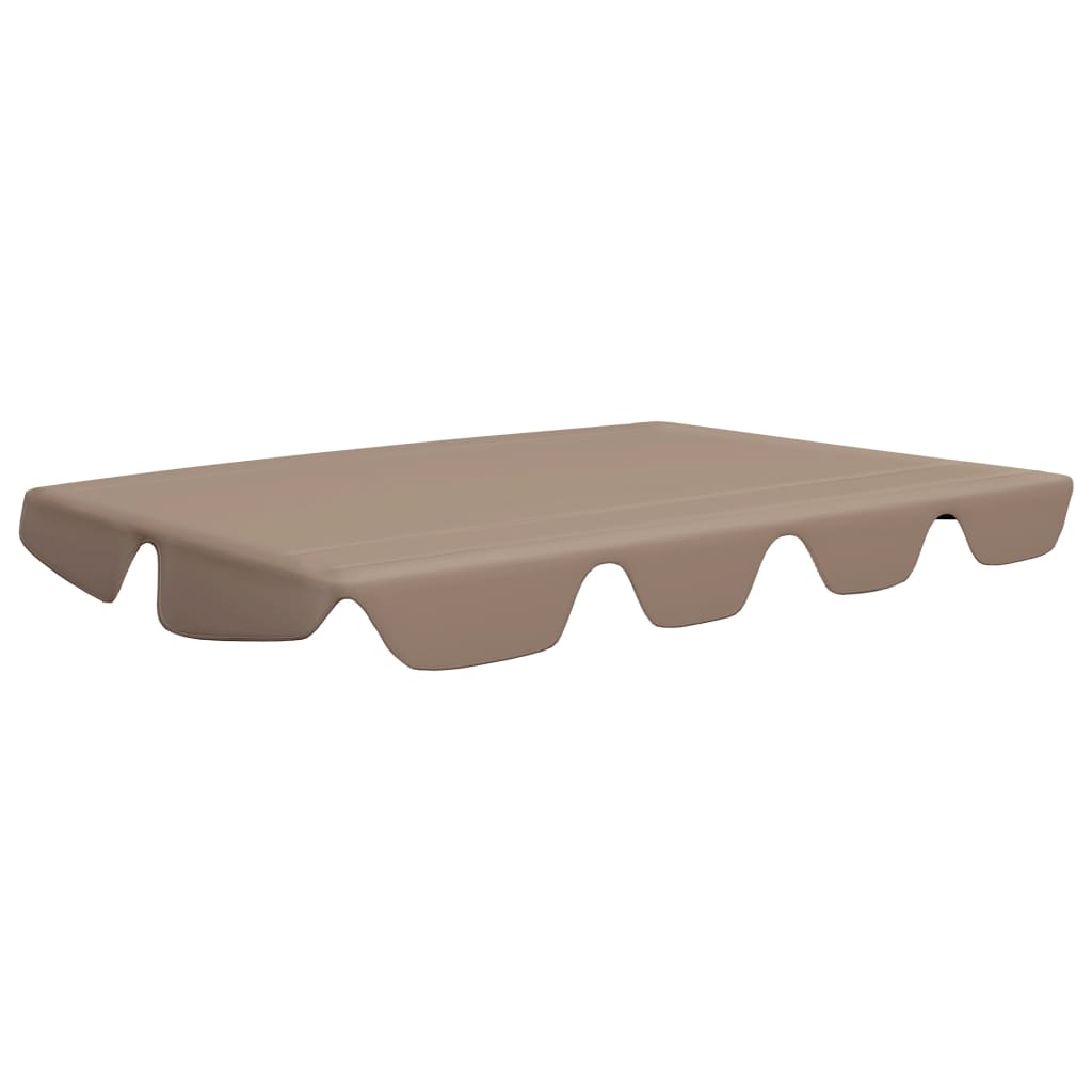 vidaXL Replacement Canopy for Swing Outdoor Swing Cover Replacement Sunshade-3