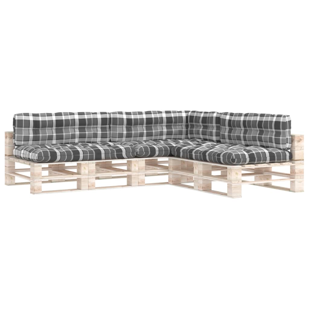 vidaXL Pallet Cushion 7 Pcs Floor Cushion Seat Pad Cushion for Sofa Couch-1