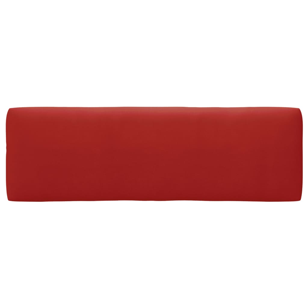 vidaXL Pallet Cushions 3 pcs Red Fabric-2