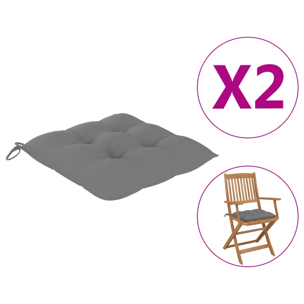 vidaXL Chair Cushion Non Slip Outdoor Patio Seat Cushion Pad Oxford Fabric-8