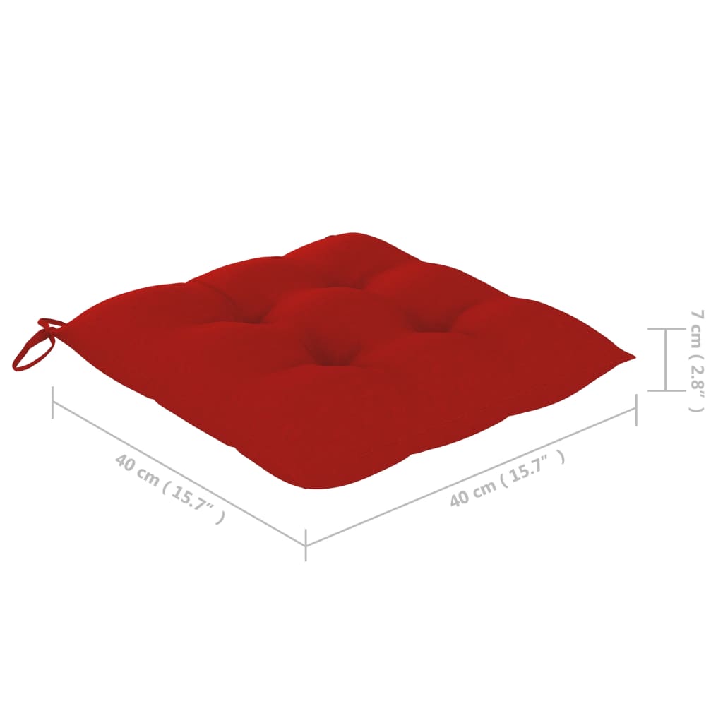 vidaXL Chair Cushion Non Slip Outdoor Patio Seat Cushion Pad Oxford Fabric-2