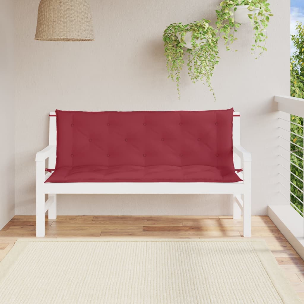 vidaXL Bench Cushion Water Repellent Outdoor Seat Cushion Pad Oxford Fabric-21