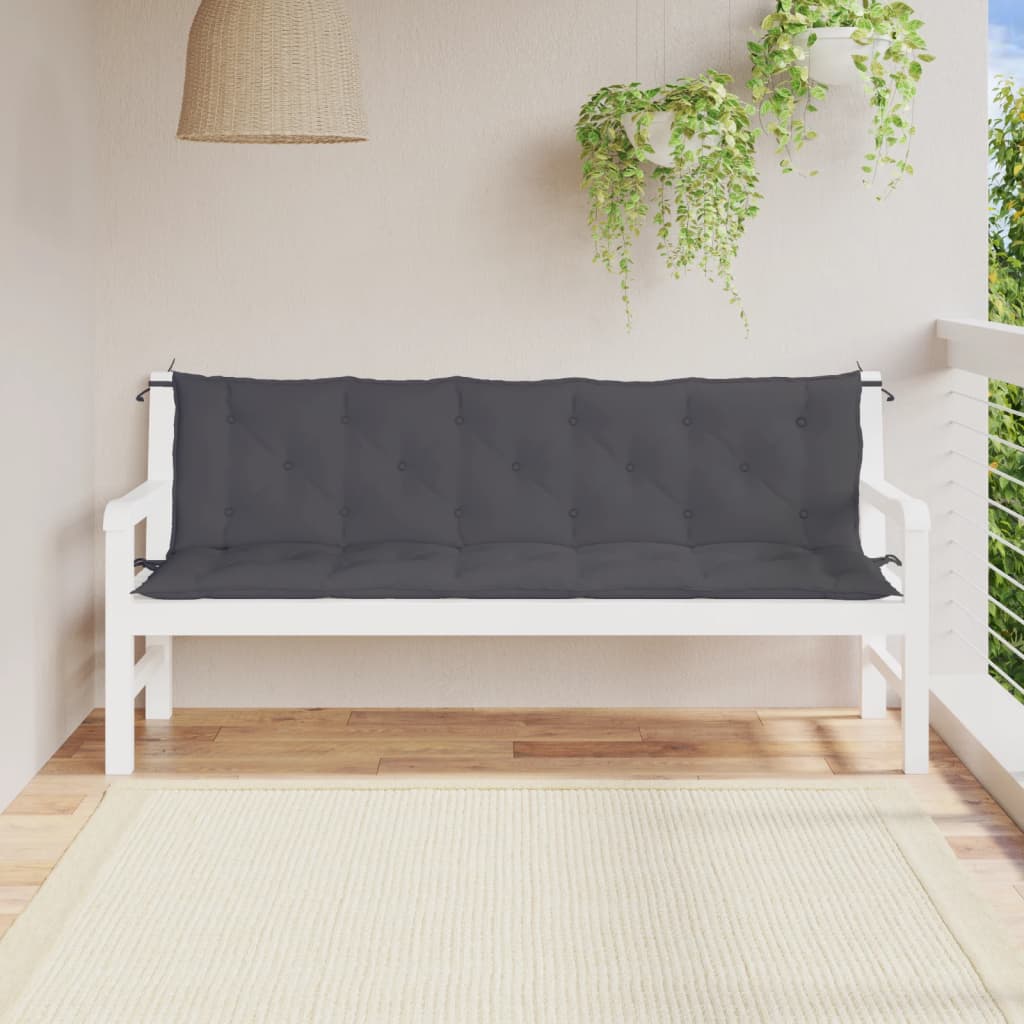 vidaXL Bench Cushion Water Repellent Outdoor Seat Cushion Pad Oxford Fabric-44