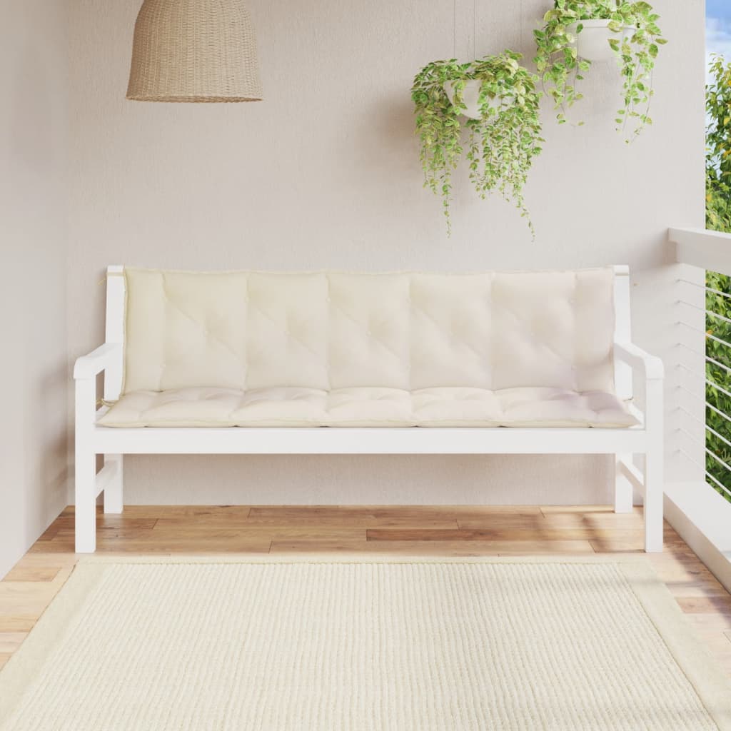 vidaXL Bench Cushion Water Repellent Outdoor Seat Cushion Pad Oxford Fabric-46