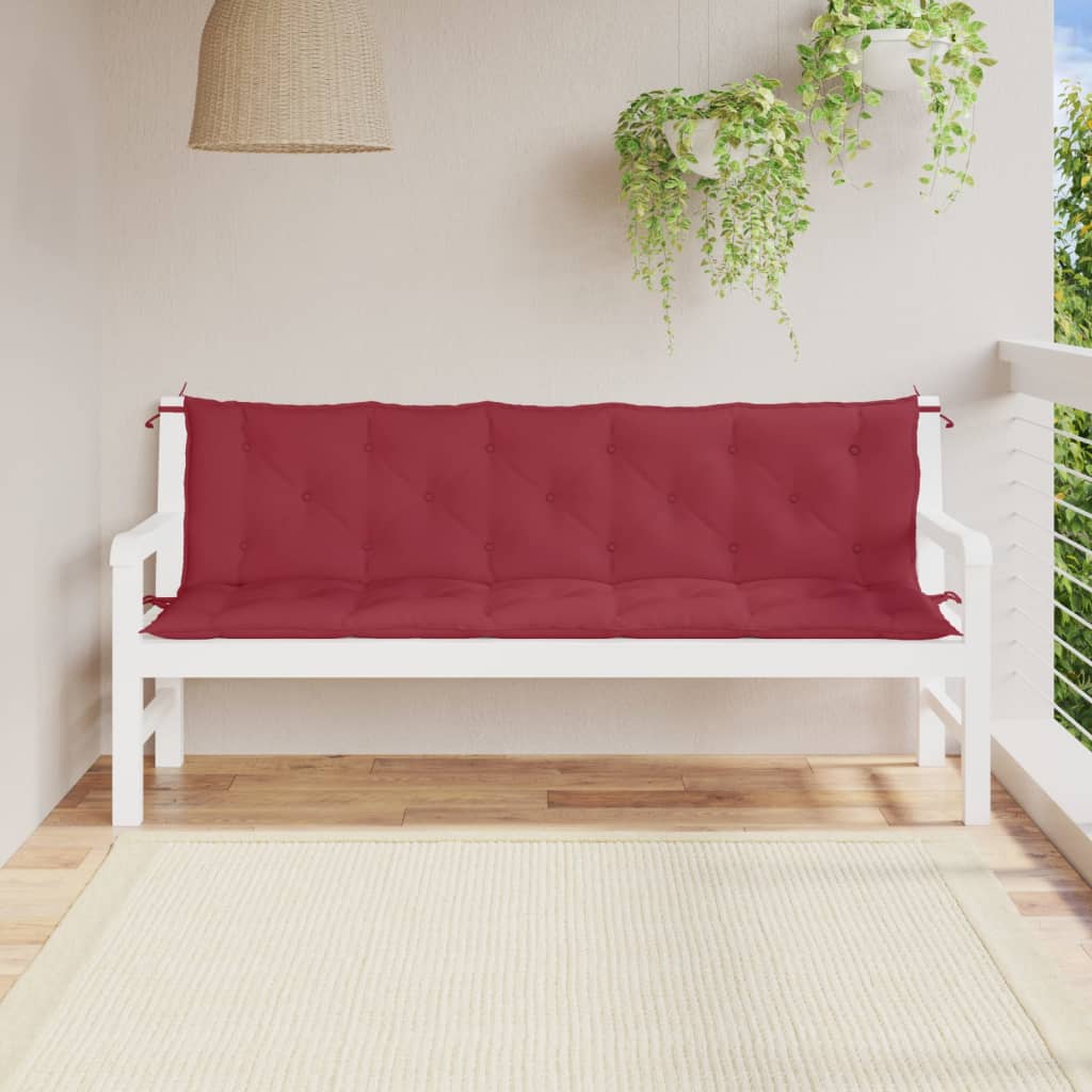 vidaXL Bench Cushion Water Repellent Outdoor Seat Cushion Pad Oxford Fabric-26